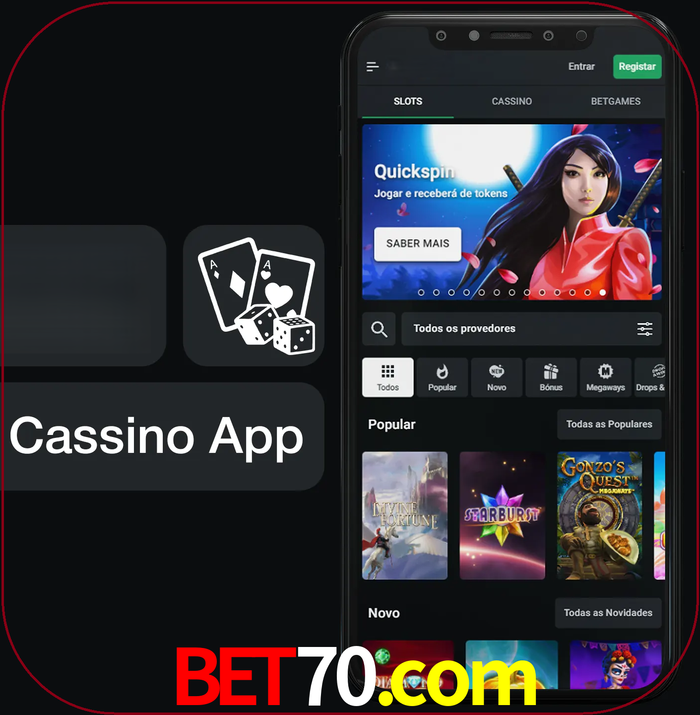 Jogue jogos de cassino e ganhe.