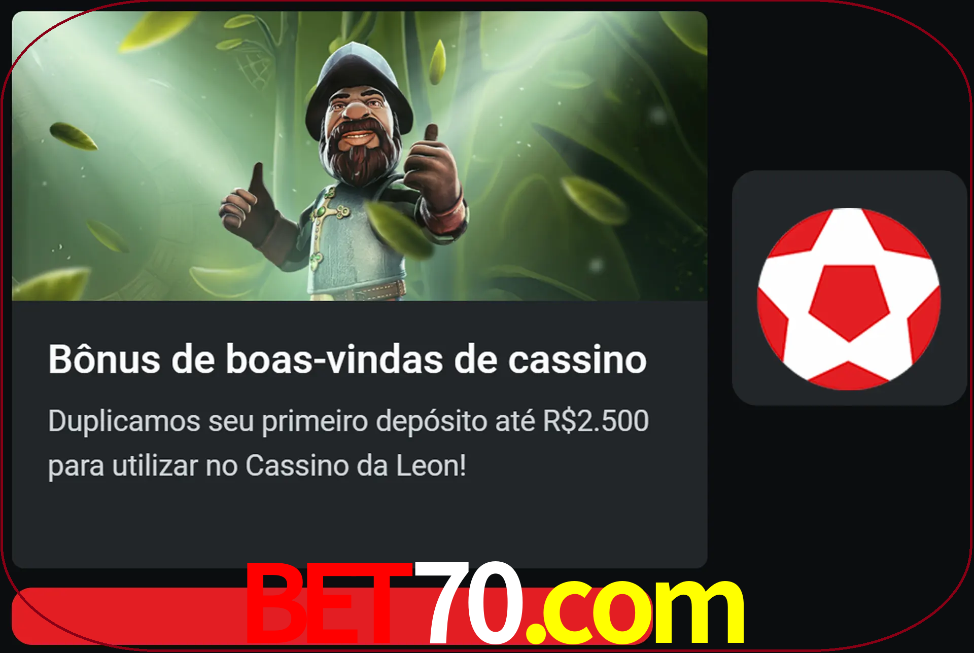 Receba seu dinheiro do bônus de boas-vindas após o primeiro depósito.