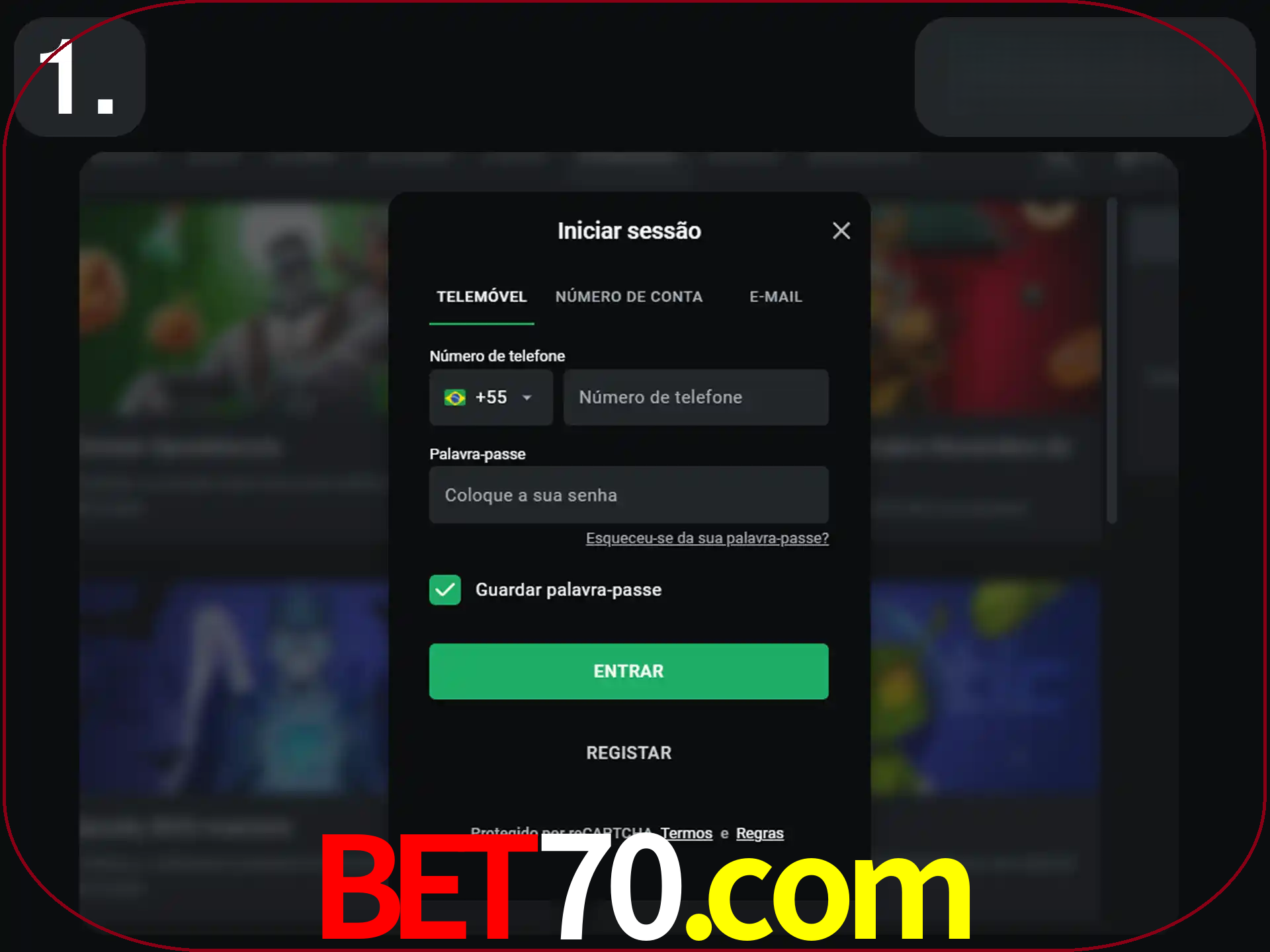 Acesse o site.