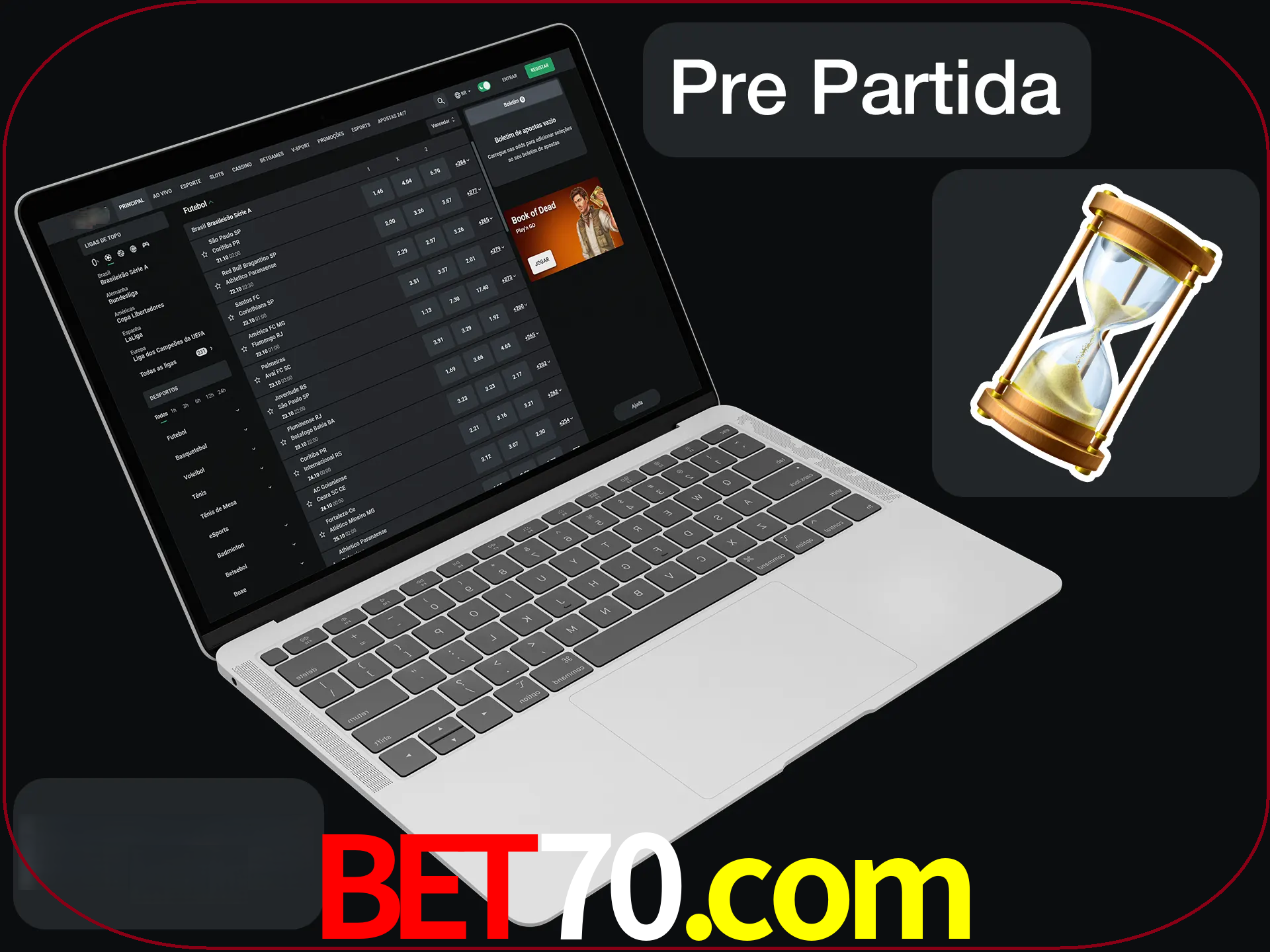 Fazer apostas em partidas futuras.